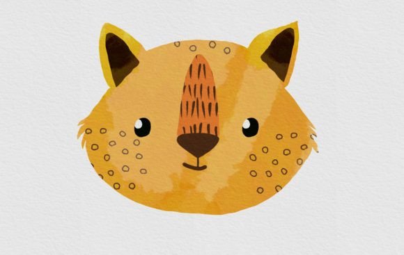 Charming Woodland Watercolor Animals for Creative Projects