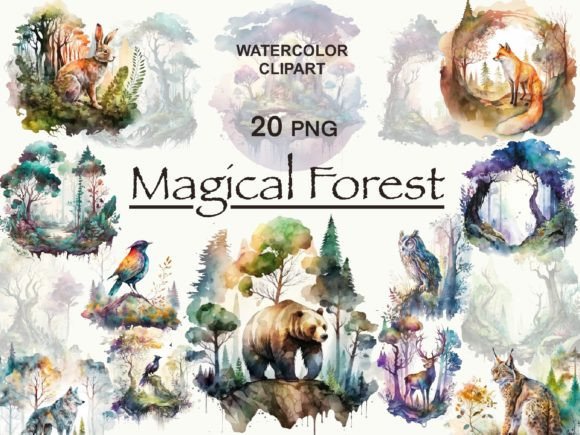 Enchanted Forest Clipart Woodland Animal: A Deep Dive