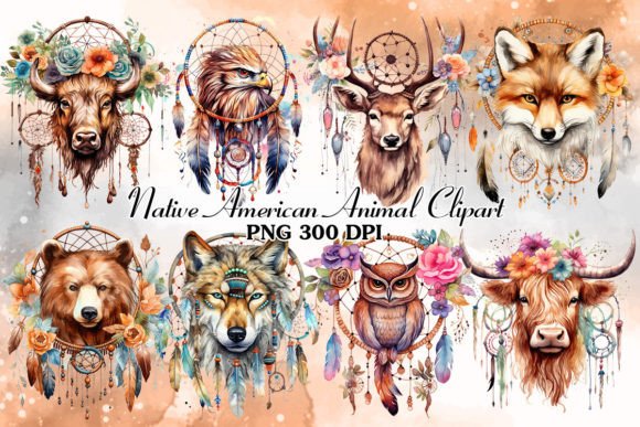 Native American Animal Clipart: A Premium Design Bundle