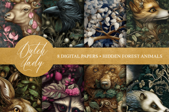 Uncovering the Subtle Magic of Seamless Hidden Forest Animal Patterns