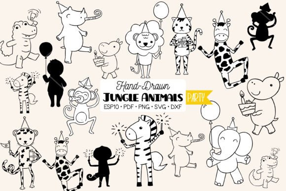 Unleash Wild Creativity with Jungle Animal Birthday Characters