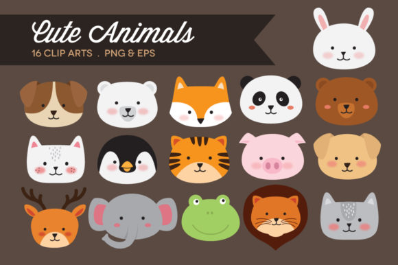 Unlocking Creativity with Cute Animal Face Clipart