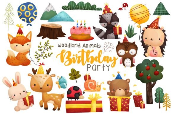 Watercolor Woodland Animal Birthday: A Creative Toolkit
