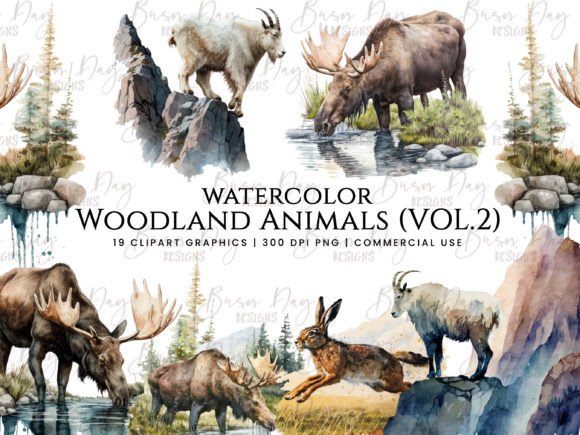 Watercolor Woodland Animal Clipart Vol 2: A Designer's Honest Look